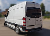 Задняя защита (углы) для Mercedes Sprinter 2014-2019+ на L1 / L2 / L3 базу, диаметр 60, нержавеющая сталь