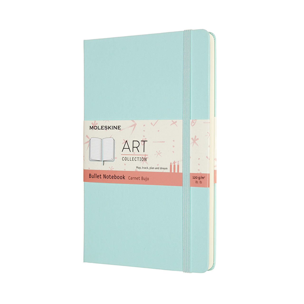 Блокнот Moleskine Art Bullet середній 13х21 см Аквамарин (8056420852912)