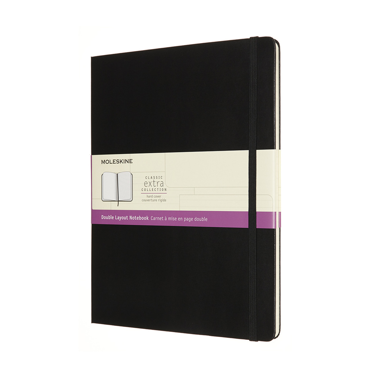 Блокнот Moleskine Classic Великий 19х25 см в лінію-нелінований Чорний (8056420853001)