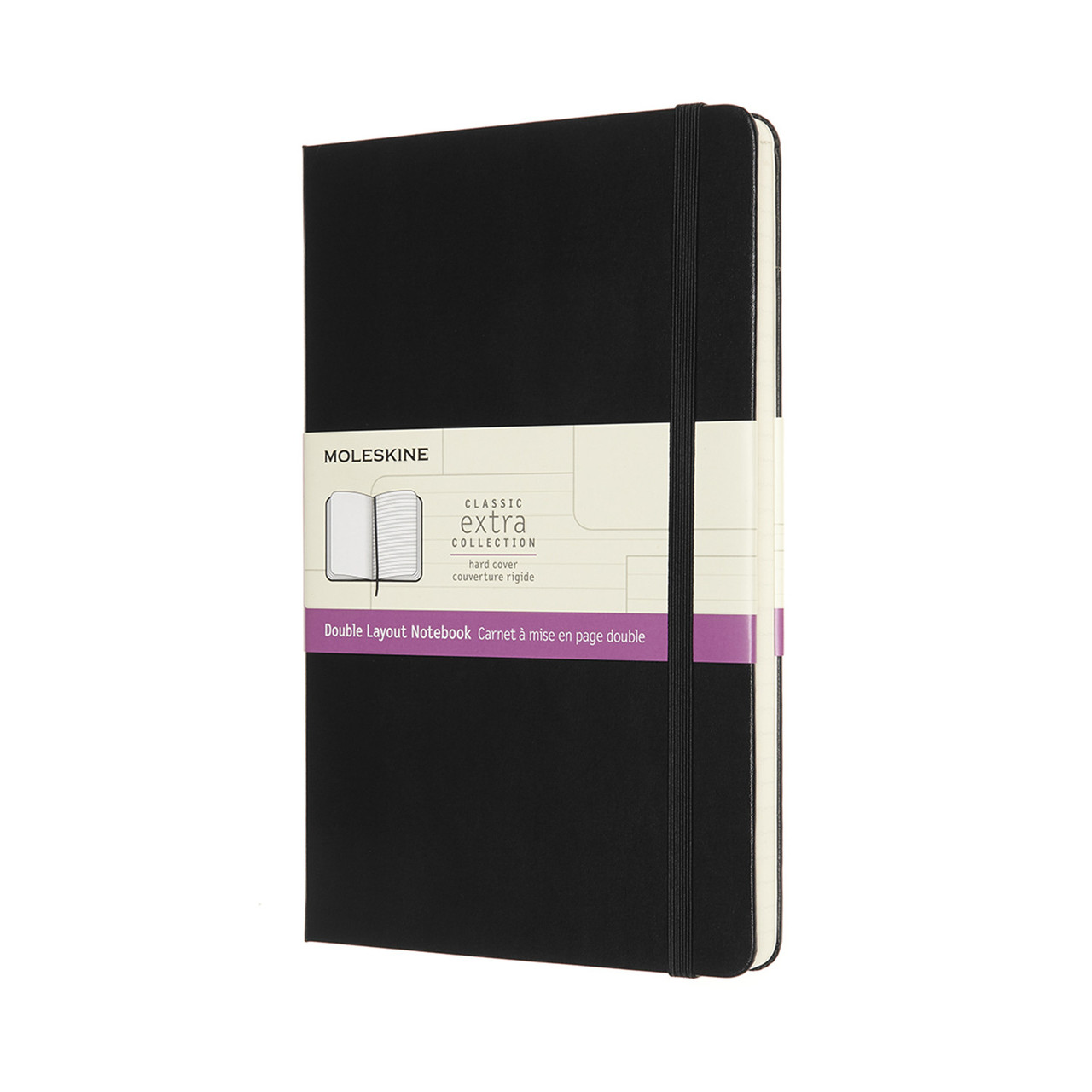 Блокнот Moleskine Classic середній 13х21 см в лінію-нелінований Чорний (8056420852943)