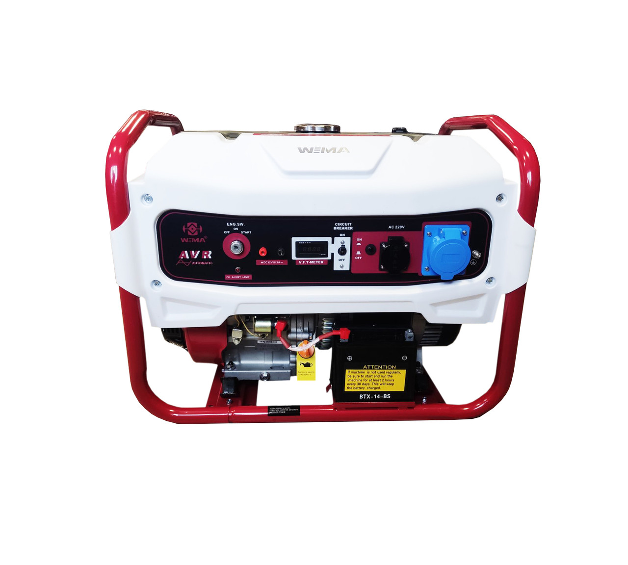 Генератор бензиновий WEIMA WM5500BE (5,5 кВт, електростартер, 1 фаза), фото 1