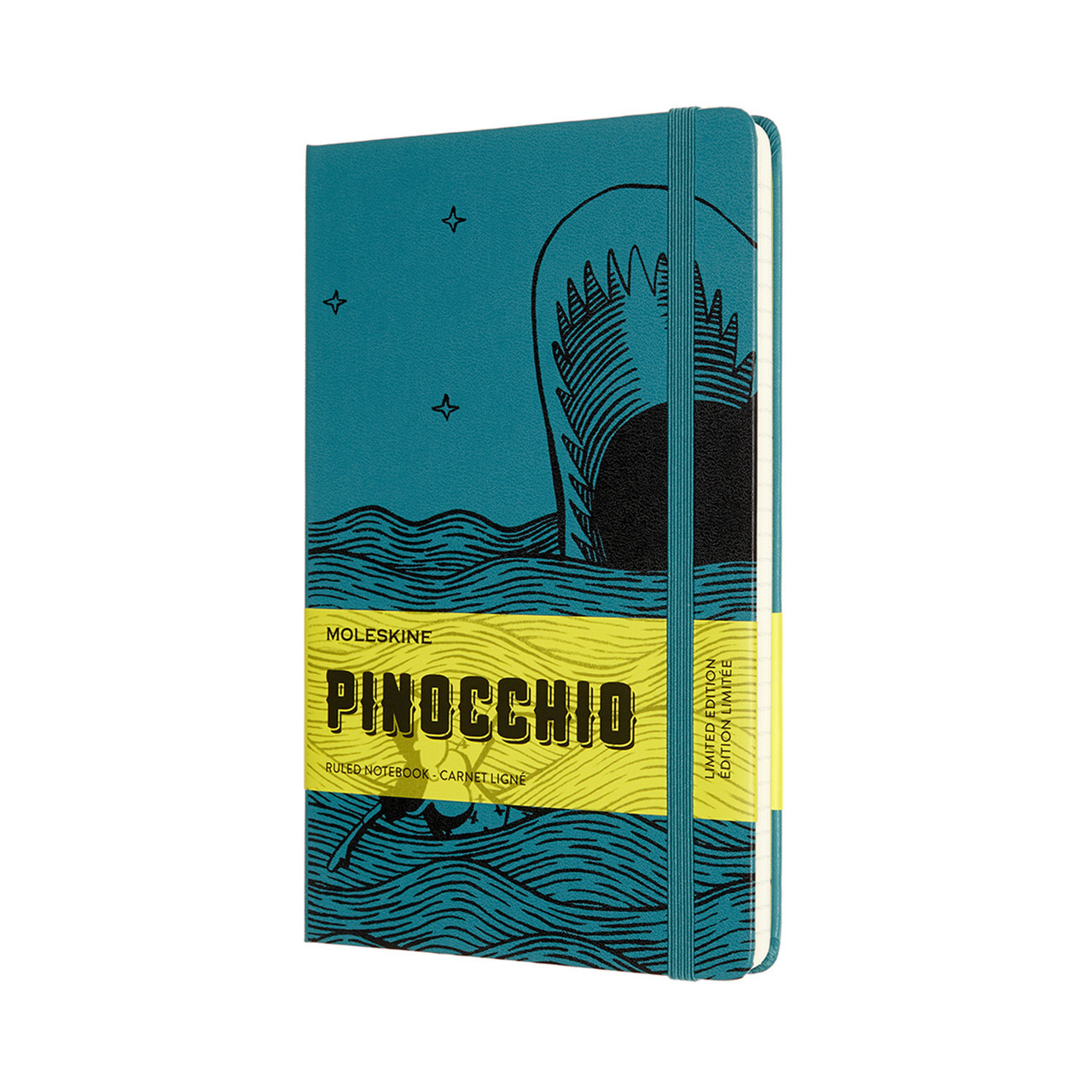 Блокнот Moleskine Limited Pinocchio середній 13х21 см в лінію Акула (8056420853650)