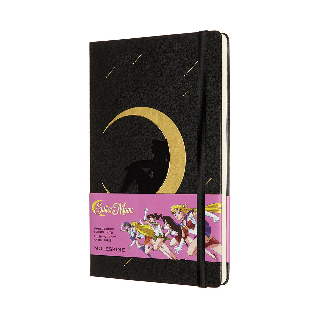 Блокнот Moleskine Limited Sailor Moon середній 13х21 см в лінію Чорний (8056420853698)