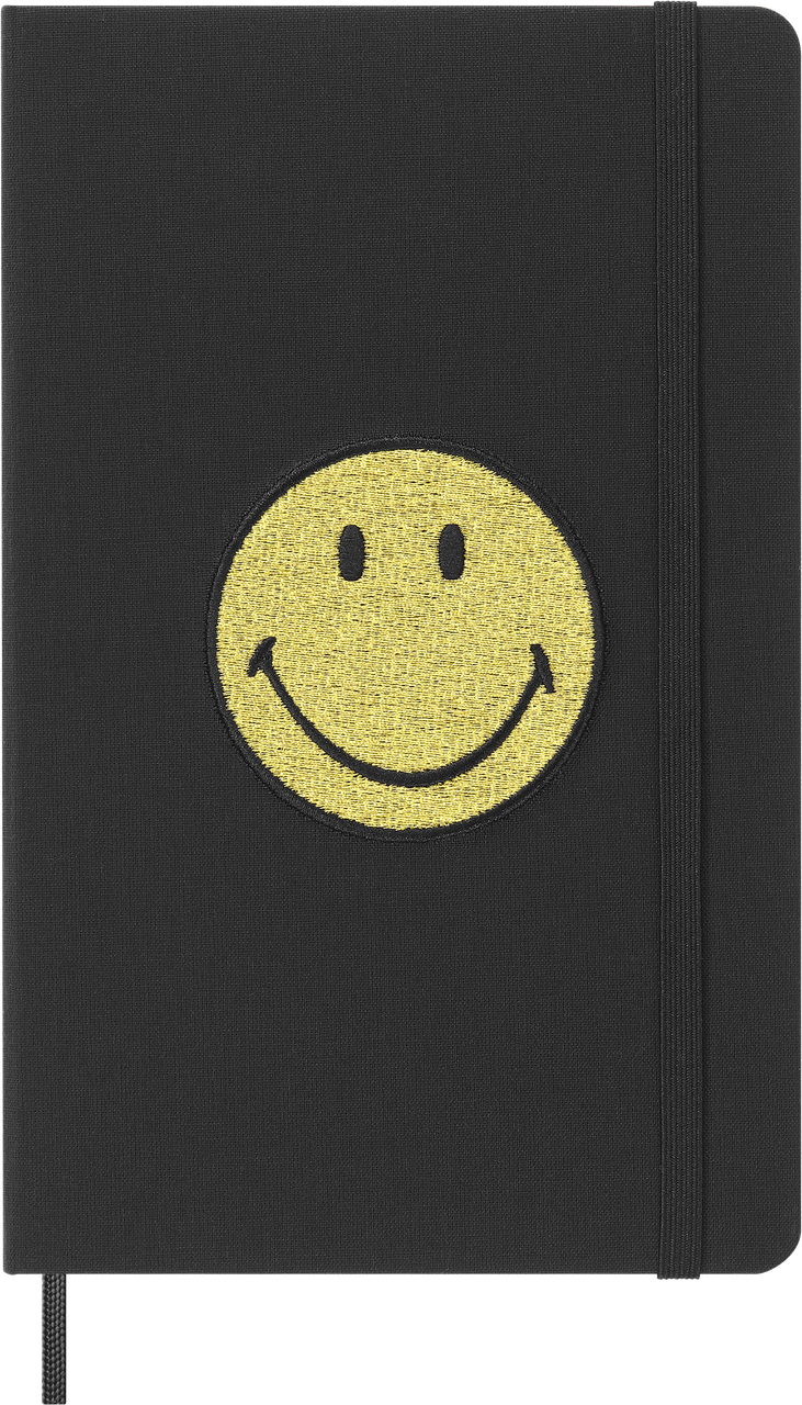 Блокнот Moleskine Limited Smiley середній 13х21 см в лінію Канва (8056598855081)