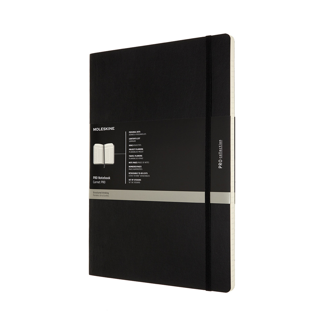 Блокнот Moleskine PRO А4 21х29,7 см з місцем для дат Чорний М'який (8053853602718)