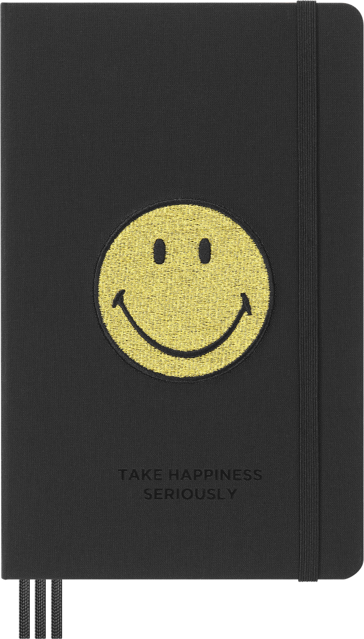 Планувальник позитиву Moleskine Smiley середній 13х21 см в лінію Канва (8056598854435)