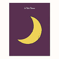 Набір подарунковий Moleskine Le Petit Prince Місяць (Записник середній + Cahier великий) (8056598853094)