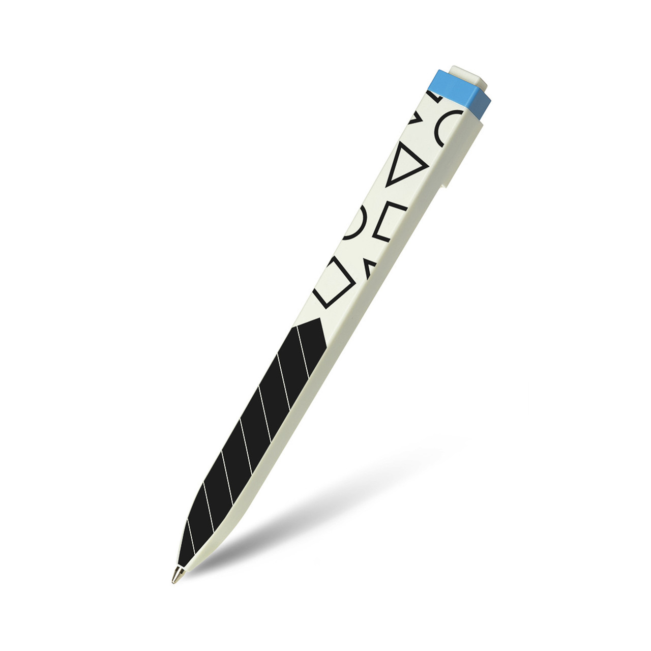 Ручка кулькова Moleskine Go 1 мм Блакитний патерн (8058647627243)