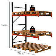 Палетний стелаж PR-Light (2500x1800x1100-1-2), фото 2
