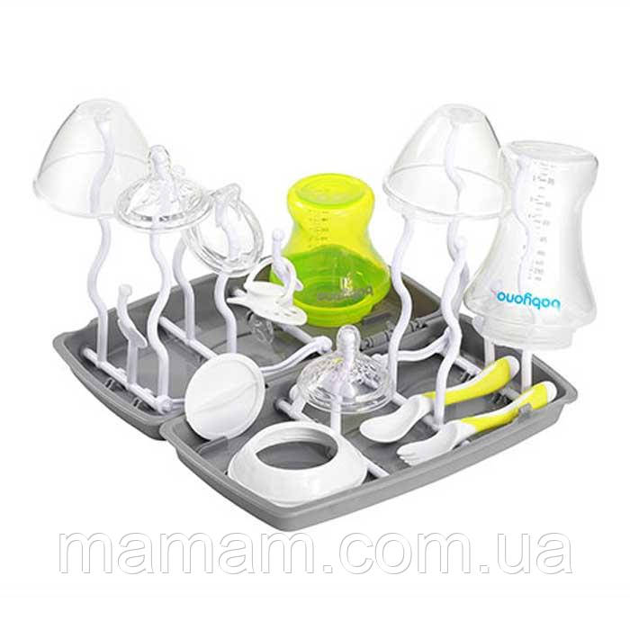 Сушарка універсальна для пляшок і сосок BabyOno 1071 Grey, фото 1