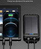 Сонячний solar-charger-power-bank - 50000mah зарядний пристрій з ліхтариком, фото 2