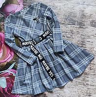 Картате плаття шкільне для дівчинки 116-122р