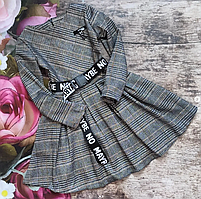 Сукня в клiтинку шкiльна для дівчинки 122р
