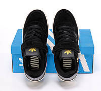Кросівки жіночі чорно-білі Adidas Forum 84 Low. Весняні кросівки для дівчат чорні з білим Адідас Форум, фото 9