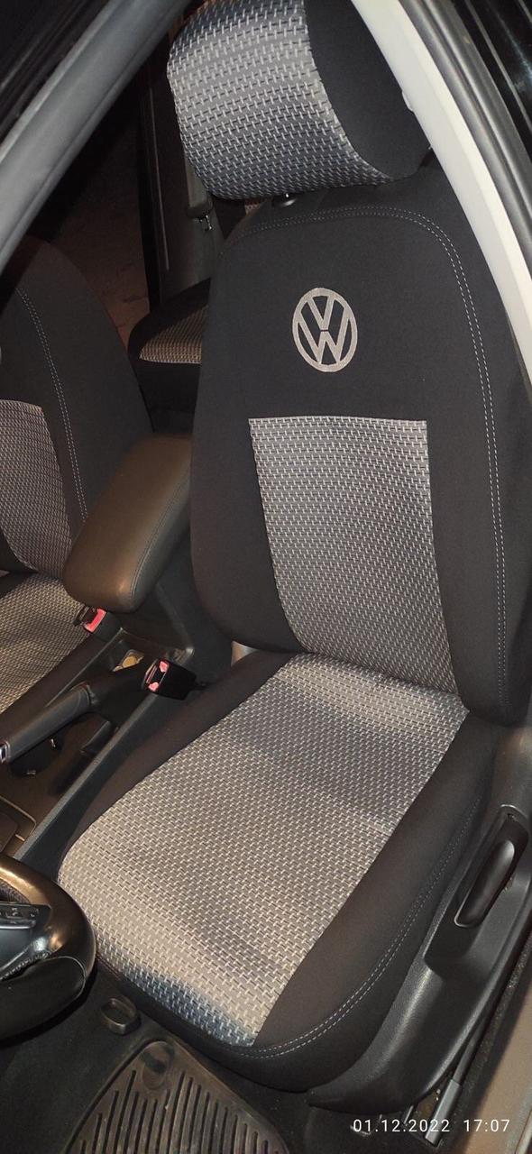 Авточохли Фольксваген Джетта (Volkswagen Jetta) модельні Автотканина, фото 1