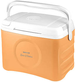 Холодильник дорожній Sencor, 34.5x45.5х33.5, 22л, 1дв., помаранчевий