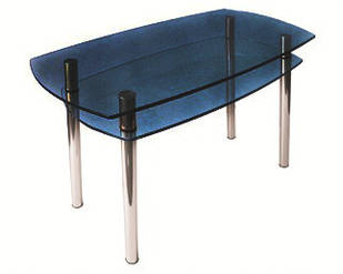 Стіл скляний КС-2 тонований