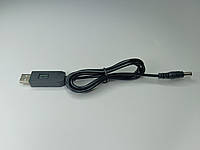 Кабель USB для роутера, модема от повербанка USB/DC 5.5*2.1 Шнур для роутера 9 вольт с преобразователем 1метр