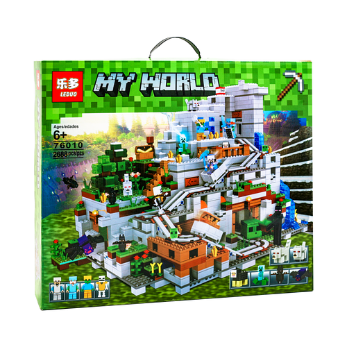 Конструктор Minecraft My world, майнкрафт в наборе 2688 деталей ...