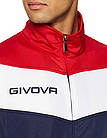 Спортивний костюм Givova Tuta Campo (navy/red) ар. 61216133-61216124. Оригінал, фото 8
