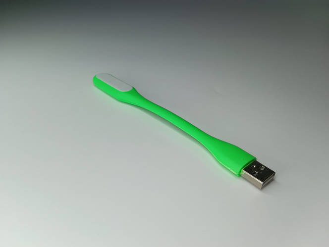 Портативний гнучкий usb світильник від повербанка USB Led Light Зелений ...