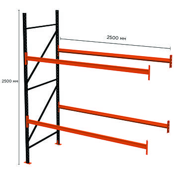Палетний стелаж PR-Light (2500x2500x1100-1-2)
