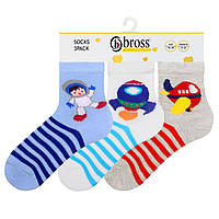 Высокие детские носочки с рисунками для малыша деми носки для мальчика BROSS