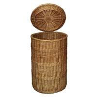 Красвая корзина для белья из лозы Корзина для белья