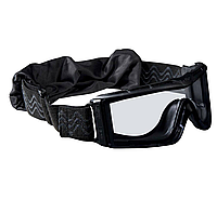 Защитная баллистическая маска очки Х810 Bolle Safety Transparent Lens + чехол Черный