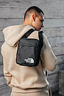 Месенджер The North Face чорний Оксфорд  ⁇  Сумка через плече Зе нот фейс барсетка, фото 6