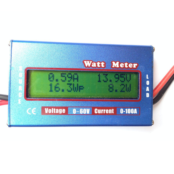 Ваттметр ватт вольт ампер метр тестер 100А 60В - фото 1 - id-p294520646