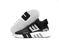 Кросівки чоловічі чорні термо з білим Adidas EQT Equipment Termo. Взуття чоловіче термо Адідас ЕКТ, фото 4