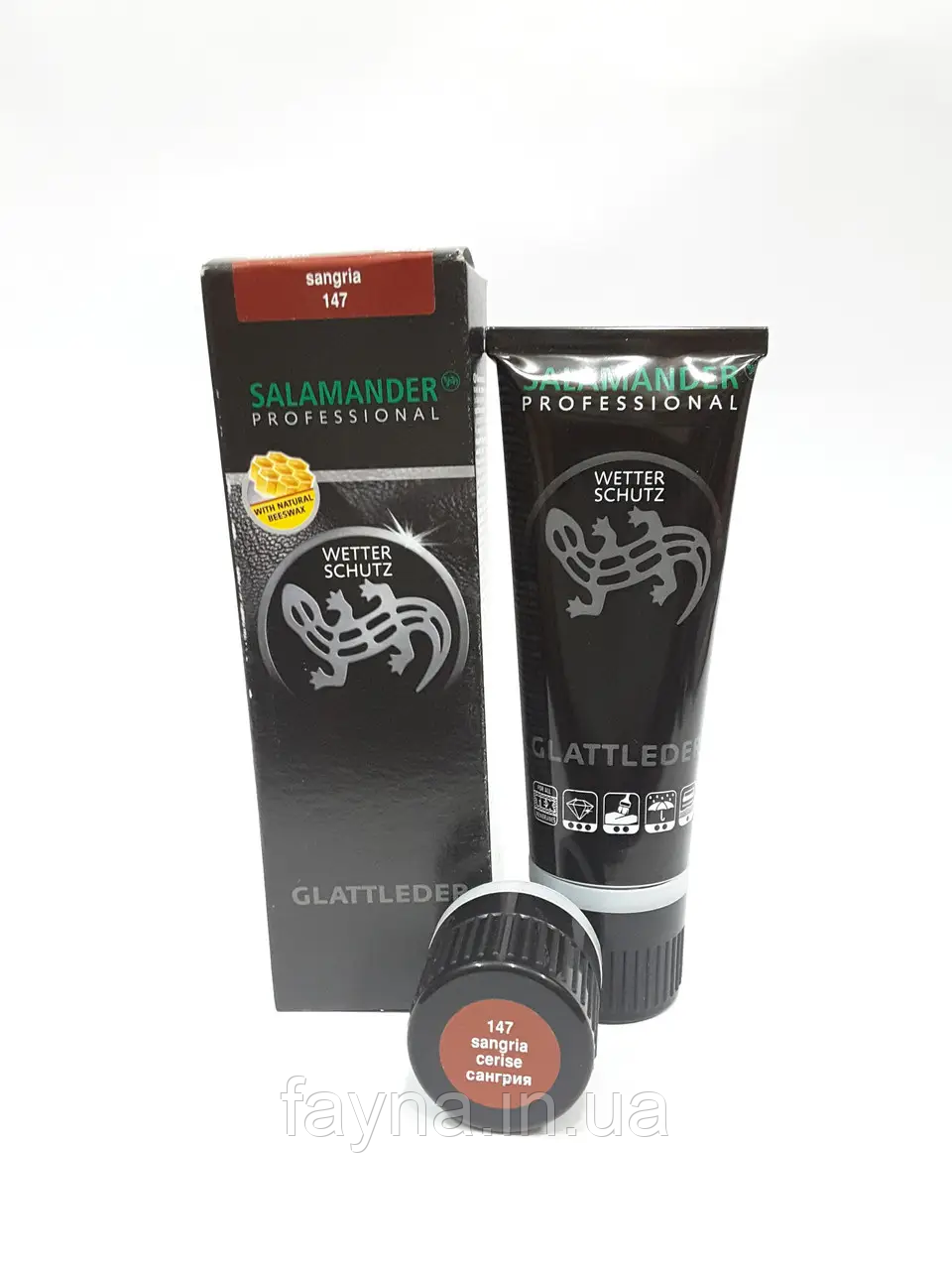 Крем для обуви Salamander Professional тюбик 75мл Сангрия (ID ...