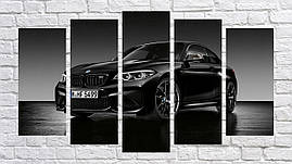 Модульна картина на полотні з 5-ти частин "BMW"