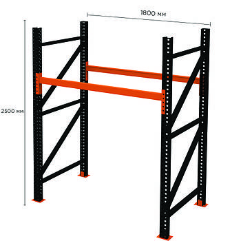 Палетний стелаж PR-Heavy (2500x1800x1100-2-1)