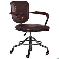 Кресло Barber brown винтажный стиль