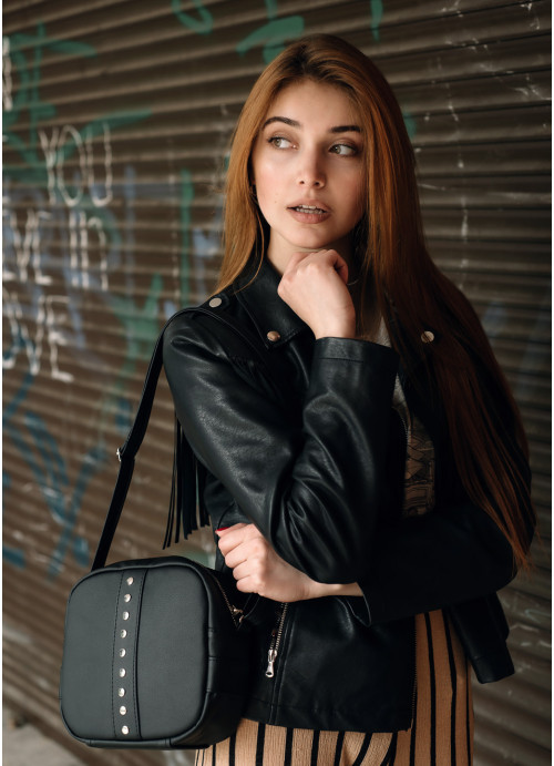 Сумка Sambag кроссбоді чорна