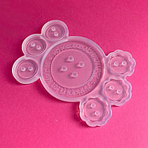 Силиконовый молд  "Мами як гудзики, на них все тримається"