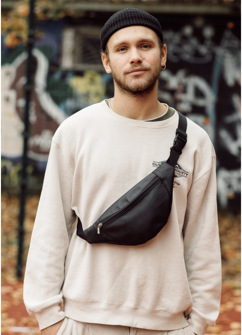 Сумка на пояс бананка Sambag Soho BSHm чорний