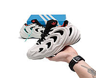 Адидас адиФОМ К Кроссовки мужские беговые белые с черным Adidas adiFOM Q White Black Кроссовки женские легкие 36