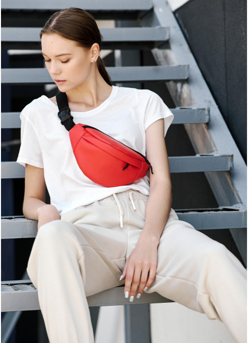 Сумка на пояс бананка Sambag Urban SKH червона