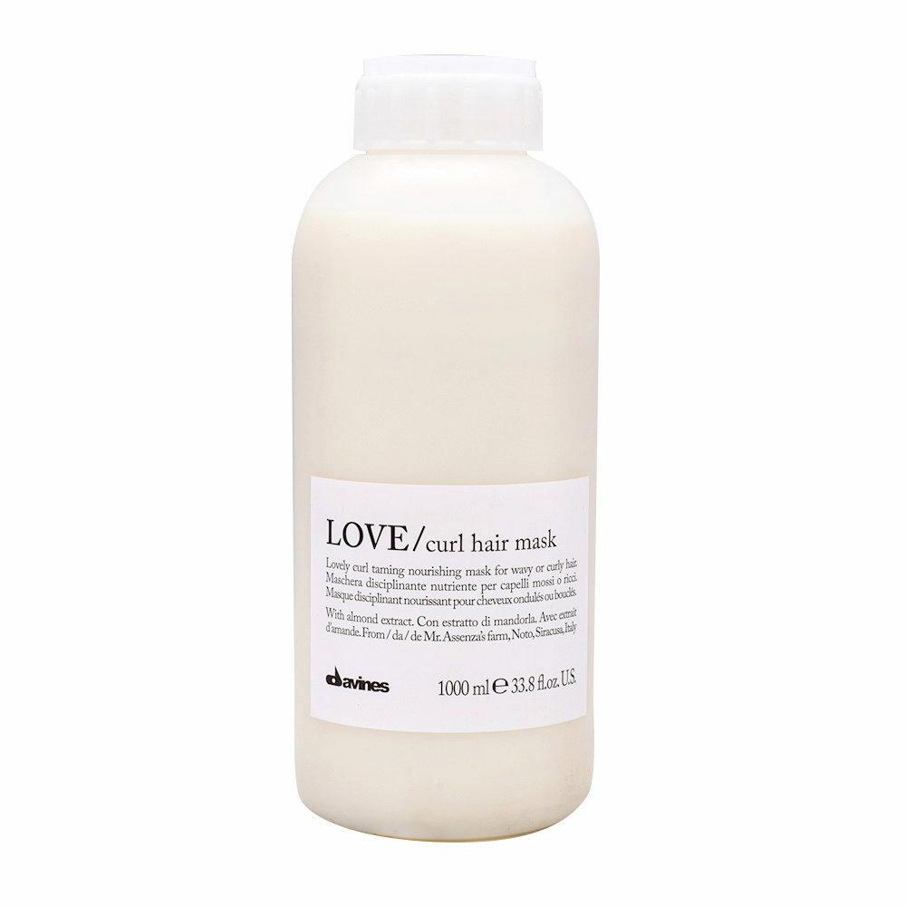 Поживна маска для хвилястого і сильно кучерявого волосся Davines Love Curl hair mask 1000 мл