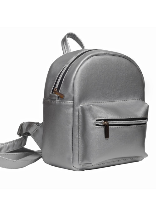Жіночий рюкзак Sambag Brix SE срібний