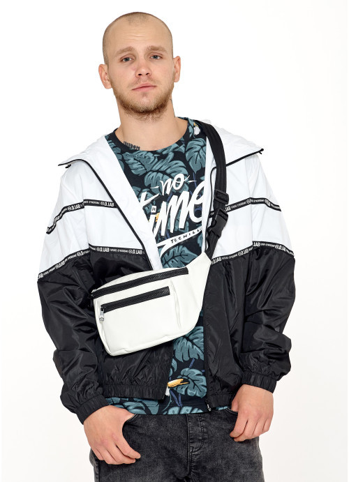 Сумка на пояс бананка Sambag Tirso LCH біла