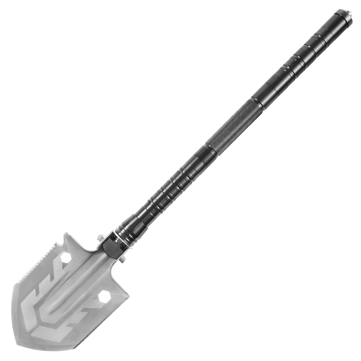 Лопата багатофункціональна складана Badger Outdoor MultiPurpose Folding Survival BO-MFSH7-SLV