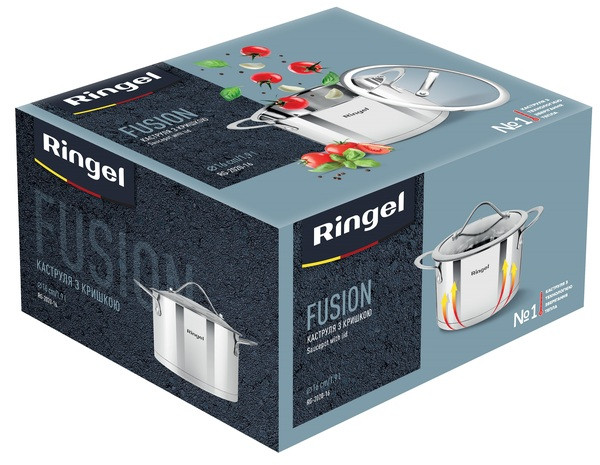 Каструля Ringel Fusion 4.7 л 22 см (RG 2020-22)