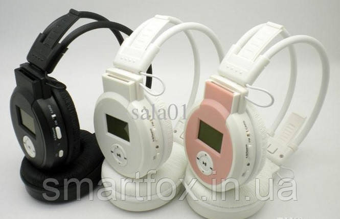 Навушники безпровідні EJ 188 з вбудованим MP3-плеєром + дисплей