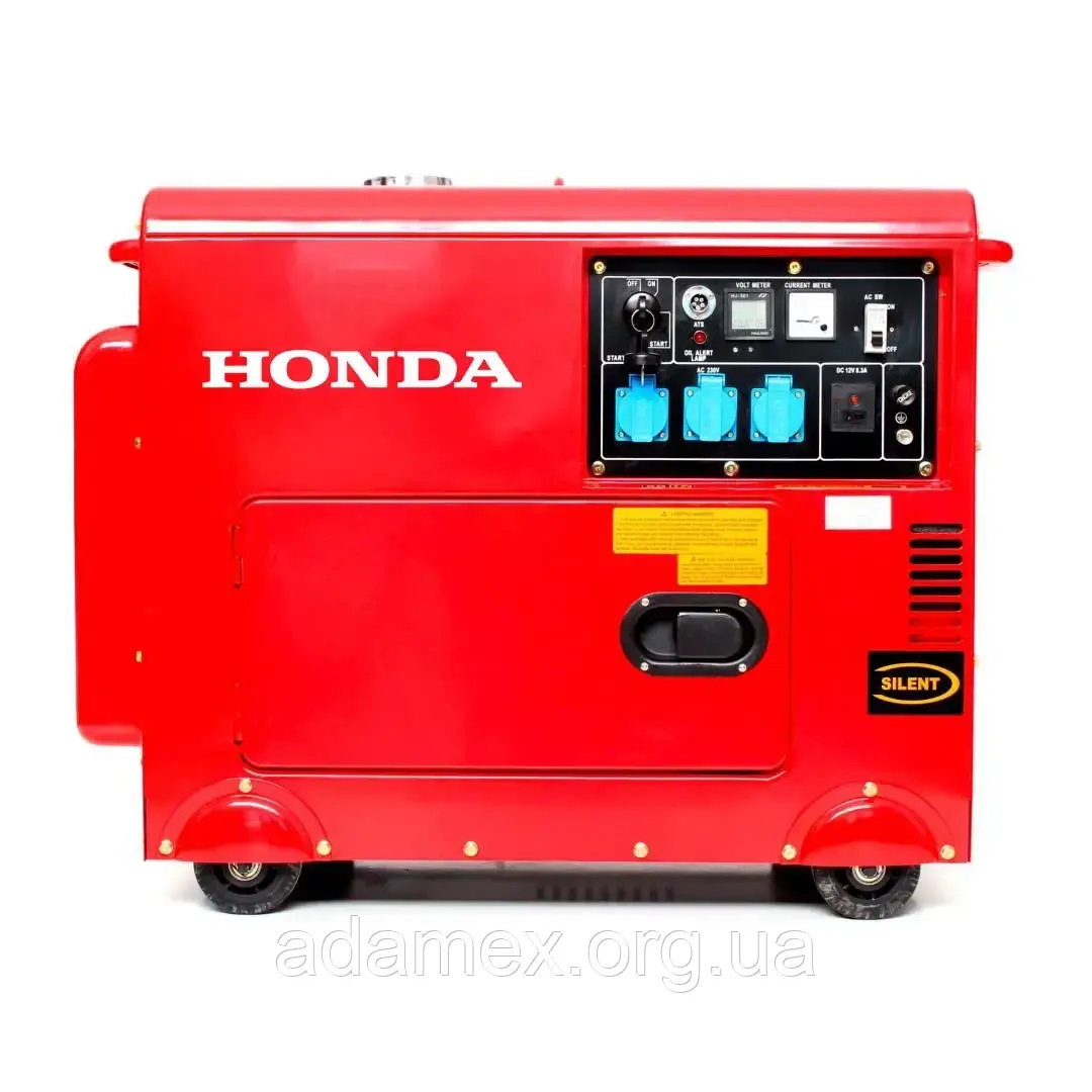 Електрогенератор 1F однофазний 6,5 Квт дизельний Honda SDG9800S