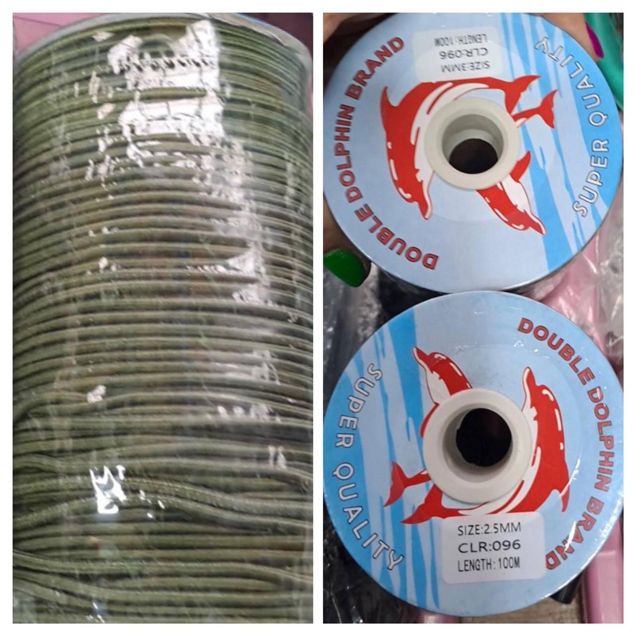 Резинка хакі, 3 мм - 100 м