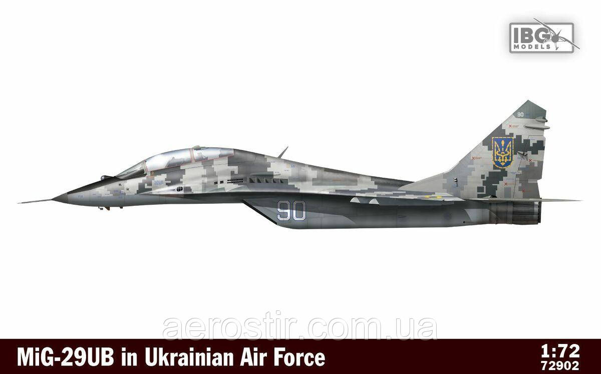 MiG-29UB in Ukrainian Air Force 1/72 IBG 72902